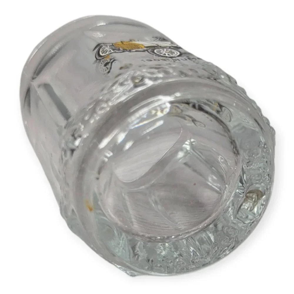 Vintage 1909 Humber 8 H.P. Classic Car Glass Shot Glass w/ D Handle 2.5